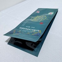 Sac d'emballage alimentaire imprimé sur mesure à huit côtés avec fenêtre transparente auto-scellante pour l'emballage des gâteaux de lune