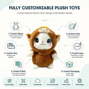 Peluche singe douce, taille et couleur personnalisables, animal en peluche, compagnon câlin pour enfants, fabricant professionnel, commande en gros - Product Image 2