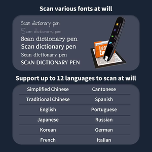 Stylo traducteur <span class=keywords><strong>de</strong></span> <span class=keywords><strong>poche</strong></span> électronique intelligent Multi-langues AI Instant Voice Touch Screen Online Intelligent WiFi Voice Translator - Product Image 6