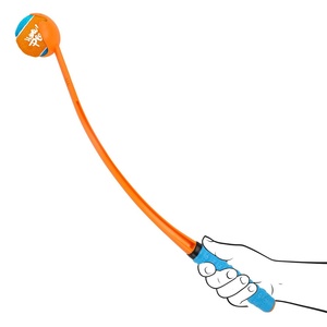 Lanceur de balles de tennis portatif pour chien, 65 cm, pour l'entraînement en extérieur, modèle Orange, pour lancer de balles de <span class=keywords><strong>baseball</strong></span> - Product Image 1