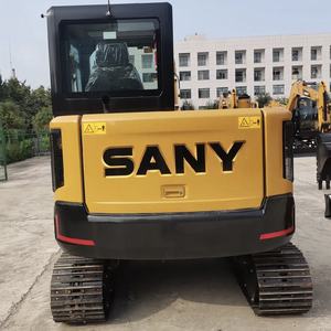 รถขุดขนาดเล็ก Sany SY55C มือสอง น้ำหนัก 5.5 ตัน พร้อมเครื่องยนต์และมอเตอร์ Sany ความจุบุ้งกี๋ 0.28 ลูกบาศก์เมตร กำลัง 36 กิโลวัตต์ รวมเกียร์และปั๊ม - Product Image 6