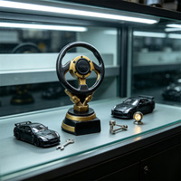 Trophée de course automobile en résine, gravé sur mesure, récompense de championnat, souvenir, prix de compétition, cadeau