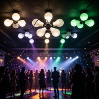 Bombilla LED Direccionable para Exteriores de 60 mm, Bombilla LED RGB DMX512