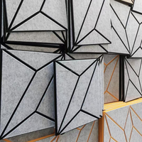 Panneaux acoustiques insonorisants en fibre de polyester, modernes, pour bureau, salle de conférence, chambre, hôtel, école, réduction de bruit élevée, export