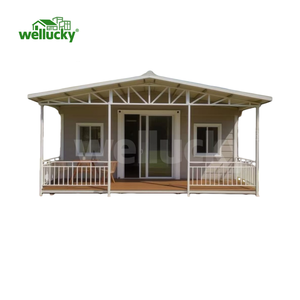 Maison conteneur extensible isolée en acier modulaire, maison conteneur pliable pour le développement modulaire européen - Product Image 1