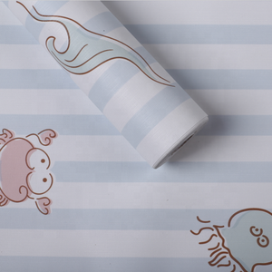 Pegatina de pared de dibujos animados de Sea world para habitación de niños, <span class=keywords><strong>papel</strong></span> tapiz de fábrica de china - Product Image 6