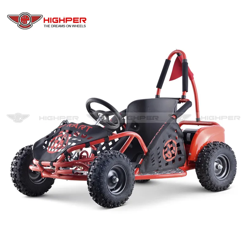 Elektrik off road 1000W 48v 12ah 20ah, tempat duduk tunggal mini elektrik anak-anak go kart dune buggy