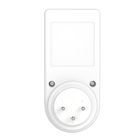 Wattsave Endüstriyel Hastane Kullanımı 230V 16A İsrail Fişi Dijital Akıllı Priz Günlük/Haftalık Programlama IP22 CE Güç Kaynağı için