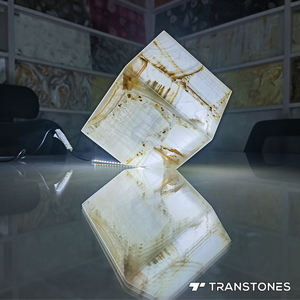 Hộp Đèn Bằng Thạch Cao Có Đèn Nền Onyx Giá Chất Lượng Tốt Đá Cẩm Thạch Mềm Dẻo Nhân Tạo Trong Suốt - Product Image 2