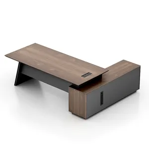 办公桌板办公家具豪华现代ceo老板经理l型行政办公桌