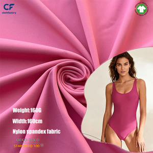 Kain Rajut 25% Spandex 75% Nilon dengan Fitur Penyerap Kelembapan & Interlock untuk Pakaian Olahraga, Pakaian Renang, dan Pakaian Luar Ruangan - Product Image 2