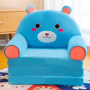 Un Lindo Juguete de Peluche de Dibujos Animados Hecho de Material de Peluche Suave, un Sofá Infantil Plegable y Plano - Product Image 5