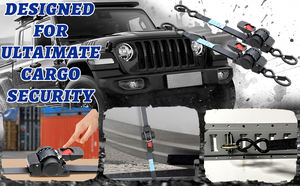 Hızlı çekme 1 "cırcır bağlama kayışları-otomatik geri sarma araç organizatör ve araç taşıma çözümü - Product Image 6