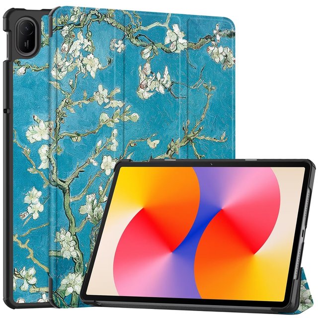 For Huawei Matepad SE 11 2024 Tri-fold Tablet Case Smart Auto Sleep Wake-up Shockproof Hard PC Tablet Shell