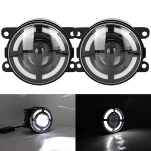 Feux antibrouillard LED ronds blancs de 3 pouces 70W 6000K pour voiture, anneau halo pour feux antibrouillard routiers pour voiture - Product Image 6