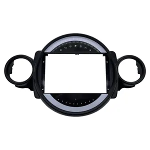 Meihua-Kit d'<span class=keywords><strong>autoradio</strong></span> 9 pouces pour BMW <span class=keywords><strong>Mini</strong></span> <span class=keywords><strong>Cooper</strong></span> <span class=keywords><strong>R56</strong></span> R60 2007-2014 Installation Facia Console Bezel Stereo Adapter Plate - Product Image 1