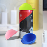 Couvre-boîtes réutilisables en silicone pour boissons (soda et bière), bouchons anti-poussière et anti-fuite, cadeau économique