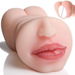 Nouvelle Coupe Masturbatrice 3-en-1 pour Homme, Jouet Sexuel Réaliste Vagin pour Hommes, Masseur Sexuel pour Hommes, Jouets Sexuels en <span class=keywords><strong>Latex</strong></span> pour Adultes - Product Image 1