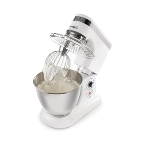 Impastatrice professionale con ciotola in acciaio inossidabile e frusta per impastare e mescolare - Product Image 2