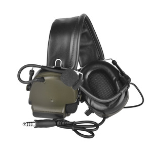 Casque radio C3 supra-auriculaire de type K avec câble à broches, réseau radio 3215 Ohm, en plastique - Product Image 2
