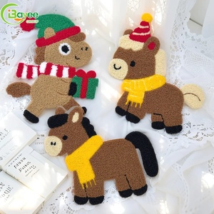 Parches Bordados de Chenilla con Diseño de Caballo Pequeño, Ecológicos, para Planchar en Ropa, Sombreros, Bolsos, Chaquetas, Camisetas, Venta al Por Mayor - Product Image 3