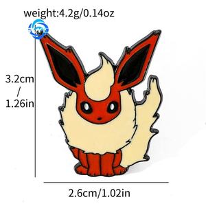 Broche Metálico de Anime Japonés Pokémon, Diseño de Personaje Adorable Jigglypuff, para Decoración - Product Image 2