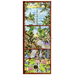 Vitral de Iglesia Personalizado Estilo Europeo, Bloque de Vidrio Sólido, Arte Tiffany, para Pared, Tamaño Grande, Doble - Product Image 3