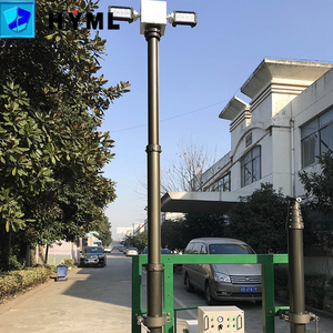 Aluminium Ijzeren Verticale Verlichting Lifting Lamp Post Veelhoekige Achthoekige Zonne-Energie Straatlantaarnpaal Voor Buiten Tuin Vierkant Gebruik - Product Image 5