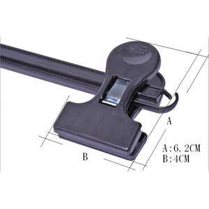 شماعات من المصنع شماعات بلاستيكية سوداء أسفل لعرض الملابس - Product Image 3
