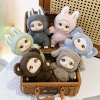Grosir OEM Kustom Gantungan Kunci Boneka Vinyl Wajah Anime Kawaii Lucu, Hadiah Mesin Cakar