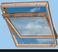 Fenêtre pivotante en PU, étanche, coupe-vent, résistante au feu, design pour bureau et maison, anti-moustiques et anti-ouragan