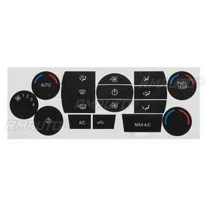 Nuevo Kit de Reparación de Botones de Aire Acondicionado para Consola Central de Coche, Pegatinas de Reparación de Botones de Control de A/C para Ford Escape Fusion - Product Image 2