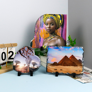 Leadsub thăng hoa ảnh Slate khoảng trống sẵn sàng để tàu Glossy Rock Slate cho thăng hoa DIY đá thủ công mỹ nghệ cho ngày lễ - Product Image 4