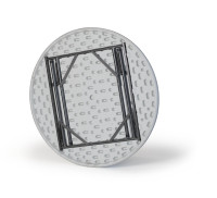 Meilleur Prix Portable En Plastique Blanc Pliant 43 ''Table Ronde pour Cuisine Événements En Plein Air