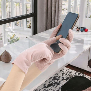 Guantes de Verano para Mujer, Lisos, de Dedo Completo, de Algodón/Spandex/Nylon, con Detección Táctil, Antideslizantes, para Ciclismo, Trabajo Diario - Product Image 2