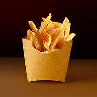 Boîtes d'emballage de fast-food avec impression personnalisée pour snacks frites collations de poulet emballage à emporter conception de poulet frit coréen