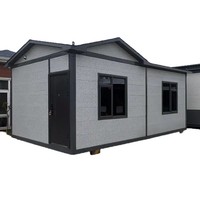 Cabine de Garde Mobile en Acier Léger Préfabriqué, Abri de Sécurité Moderne, Structure Soudée, Utilisation Extérieure