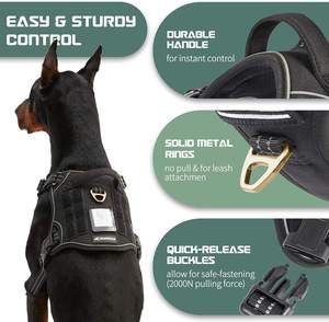 Arnés para Perro Talla XL, Sin Tirones, Modelo Popular <span class=keywords><strong>de</strong></span> TikTok, Reflectante, Ecológico, <span class=keywords><strong>de</strong></span> Nailon, para Pasear Mascotas - Product Image 4