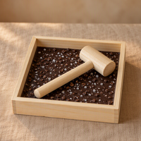 Boîtes d'emballage en bois pour chocolats, économiques, avec couvercle et marteau
