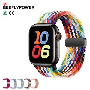 Correa BEEFLYPOWER Serie Correa, Correa de Nailon con Hebilla Metálica Ajustable, Nueva Correa para Reloj Inteligente <span class=keywords><strong>Apple</strong></span> Ultra 11 10 9 5 4 6 7 8 <span class=keywords><strong>SE</strong></span> - Product Image 1