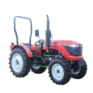 Tractores agrícolas de rendimiento estable y duraderos, colores y configuraciones personalizados, 70HP, usados para jardines y huchards