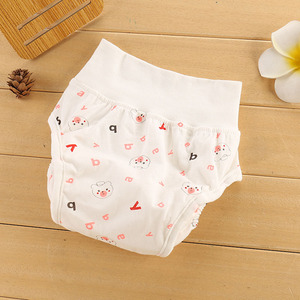 Pantalon <span class=keywords><strong>d</strong></span>'<span class=keywords><strong>apprentissage</strong></span> imperméable en coton pour nouveau-né, taille haute, prix de gros - Product Image 1