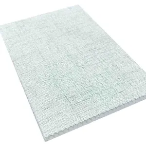 Colori personalizzati fibra decorativa fibra di vetro lana core board tessuto faccia fibra di vetro lana core pannelli superficie finita intonaco parete