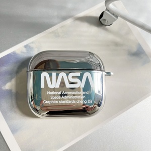 Coque pour écouteurs en TPU souple avec miroir en forme d'ours, électroplaquée, pour AirPods Pro 1 2 3, étui de protection UV pour AirPods 1 2 3 4, étui pour écouteurs - Product Image 3