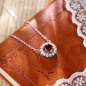Collier ras du cou minimaliste en argent sterling 925 avec croix en pierre gemme naturelle taillée de 7 mm, certifié par un tiers, pour usage quotidien - Product Image 5
