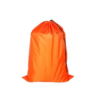 <b>Waterproof</b> Durable Washable Reusable Modern Polyester Laundry <b>Bag</b> with <b>Drawstring</b> Closure for Home Use and Clothing Storage - Product Image 5