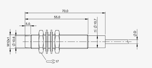 Sensor Inductivo MT-BALLUFF BES 113-356-SA6-PU-03 PNP NO, Interruptor de Proximidad IP65 BES02M9, M12x1, Inductancia - Product Image 3