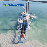 Drague aspirante de 26 pouces pour l'extraction de sable de rivière, équipement de dragage haute capacité avec capacité de dragage de 6000 m³/h