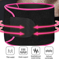 Ceinture de sudation en néoprène personnalisée avec logo pour femme, soutien dorsal, grandes tailles