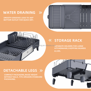 WIREKING-Estante organizador <span class=keywords><strong>para</strong></span> <span class=keywords><strong>platos</strong></span> <span class=keywords><strong>de</strong></span> cocina, estante <span class=keywords><strong>de</strong></span> almacenamiento sobre el <span class=keywords><strong>fregadero</strong></span>, estante <span class=keywords><strong>de</strong></span> secado <span class=keywords><strong>de</strong></span> <span class=keywords><strong>platos</strong></span> <span class=keywords><strong>para</strong></span> <span class=keywords><strong>escurridor</strong></span> <span class=keywords><strong>de</strong></span> <span class=keywords><strong>platos</strong></span> <span class=keywords><strong>de</strong></span> cocina - Product Image 3